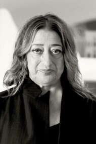 Zaha Hadid a Baku nel novembre 2013