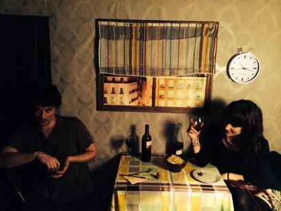 Escena de "Por mis fogones" en la sala Microteatro por dinero