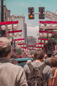 Rua do bairro da Liberdade na cidade de São Paulo 