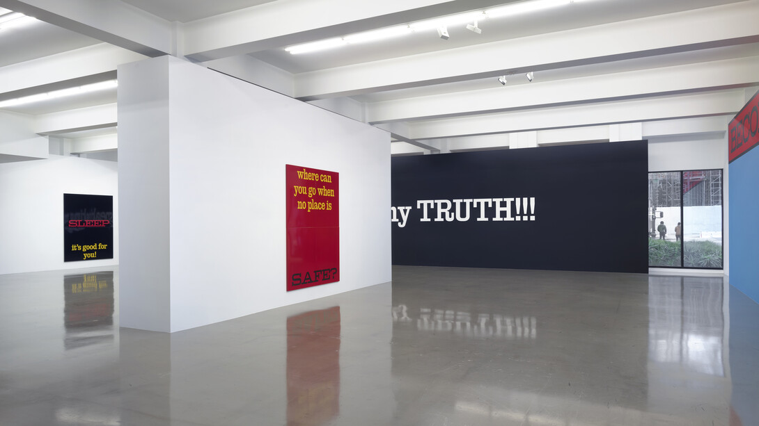 Nora Turato,
it’s not true!!! stop lying!
Installation view, Sprüth Magers, Los Angeles,
February 28—April 27, 2024.
Photo: Robert Wedemeyer