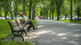 Commonwealth Avenue in Boston