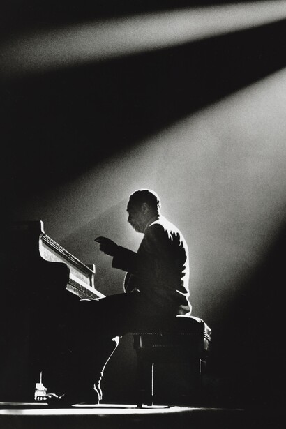 Herman Leonard, Duke Ellington, Paris (detail), 1958. Courtesy of Ogden Museum of Southern Art