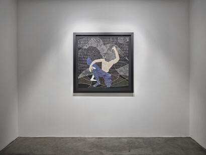 Nate Lewis, Timbre in the current, exhibition view. Courtesy of Zidoun-Bossuyt Gallery