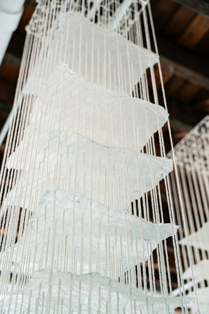 Mika Obayashi, Gospel of three dimensions, exhibition view. Courtesy of Carvalho Park 