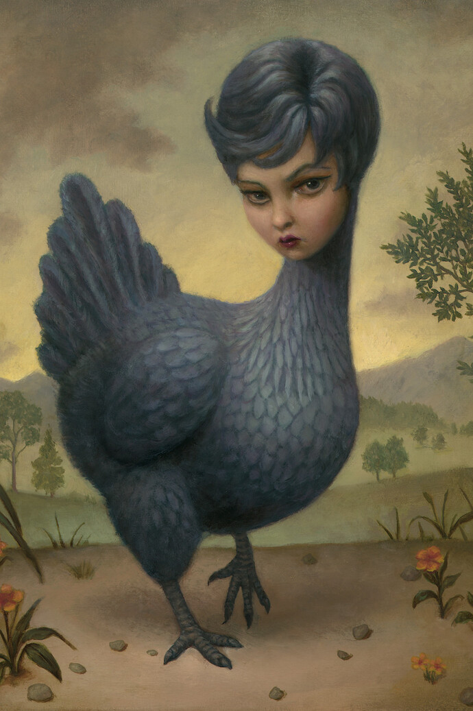 Marion Peck, Chicken Lady. Courtesy Dorothy Circus Gallery