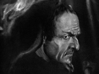 Mefistófeles interpretado por el cantante de ópera Fiódor Chaliapin