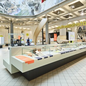 Materialwelte, ausstellungsansicht. Mit freundlicher genehmigung des Technischen Museums Wien