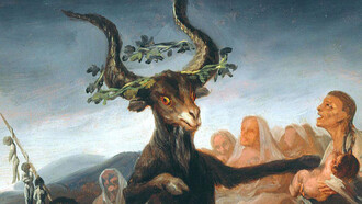 Francisco Goya, Sabba, particolare