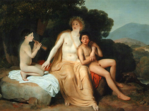 «Apolo, Jacinto y Cipariso» (1834), Alexander Andrejewitsch Iwanow