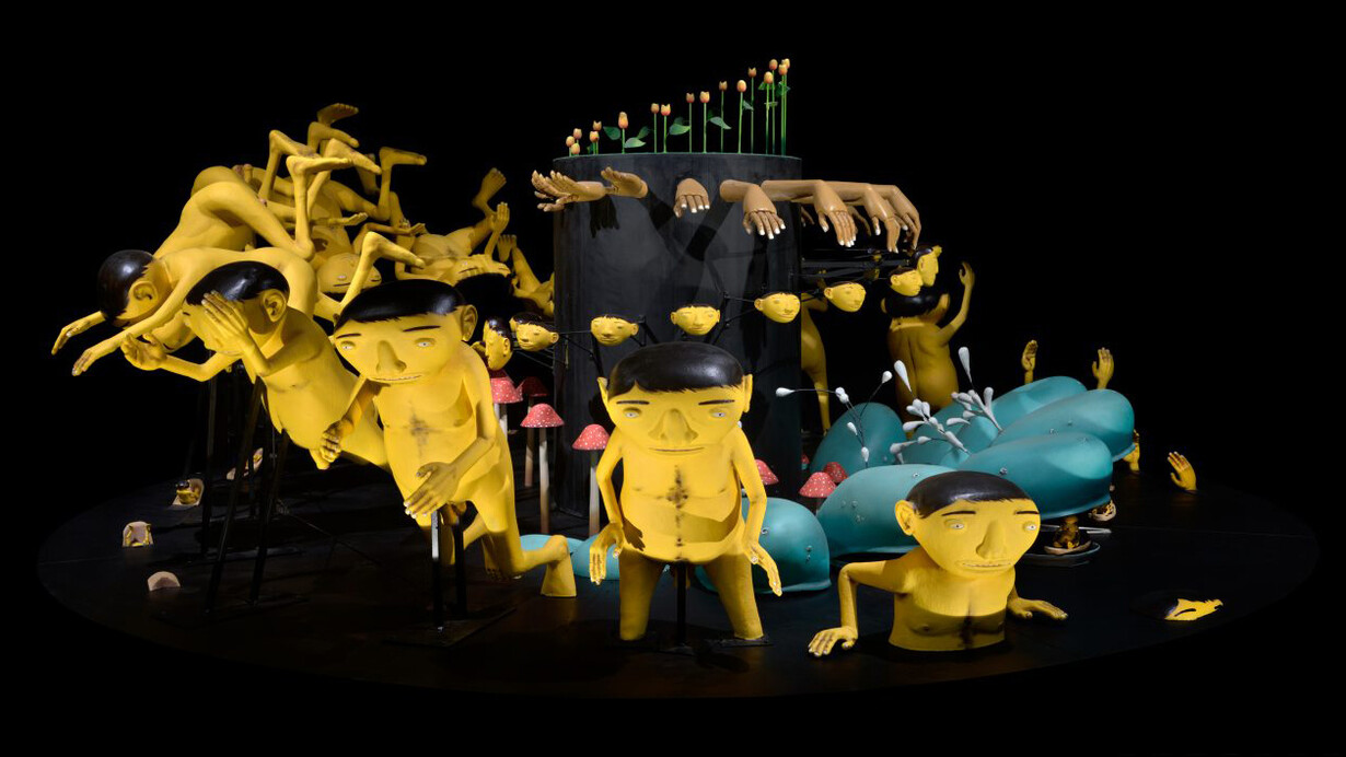 Osgemeos, Endless story, exhibition view. Courtesy of Hirshhorn Museum and Sculpture Garden