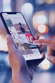 Today's advertising is mainly conducted on social media platforms such as Instagrsam