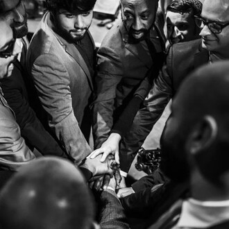 Jacob Blickenstaff, The dap-kings (detail), 2014. Courtesy of Bruno David Gallery