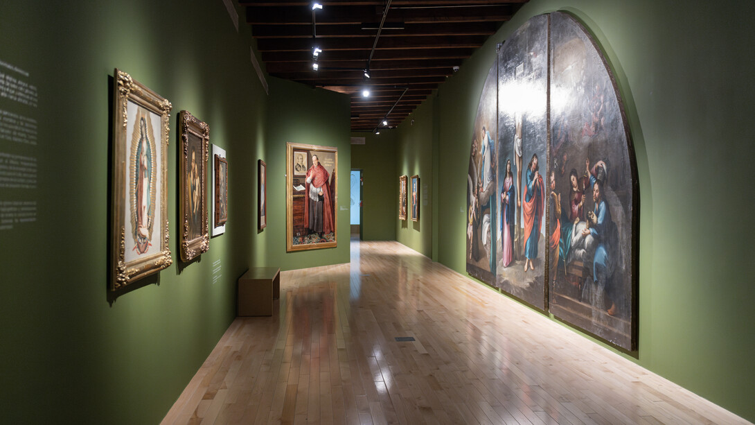 José Agustín Arrieta, 1803-1874. La ciudad de Puebla en el siglo XIX, vista de exhibición. Cortesía del Museo Amparo