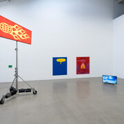 Martin Gross, Morning after the night before, exhibition view. Courtesy of Galerie Eigen + Art