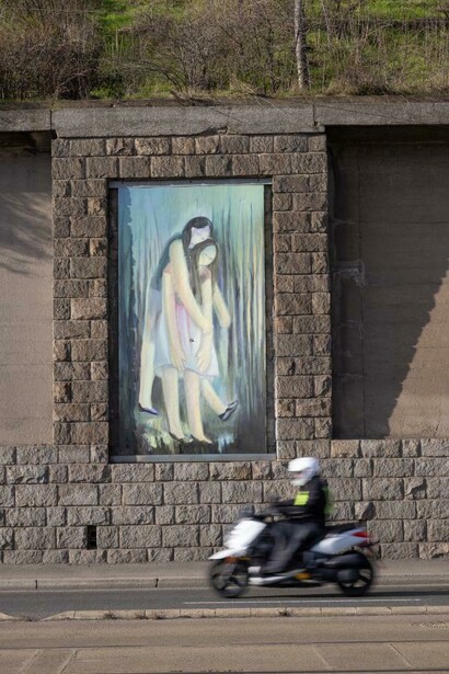 Martina Drozd Smutná, No future girl, exhibition view. Courtesy of Artwall Gallery