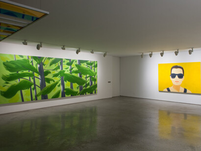 Alex Katz, vista de exhibición. Cortesía de Galería Lopez de la Serna