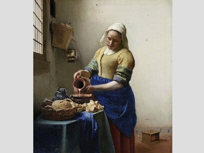 Johannes Vermeer, La Laitière , vers 1657-1658. Huile sur toile. 45,5 x 41 cm. Amsterdam, Rijksmuseum © Amsterdam, The Rijksmuseum