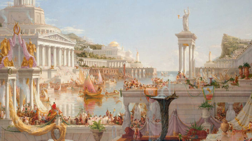Thomas Cole, 'The Course of Empire: The Consummation of Empire', 1835–6. Courtesy of the New-York Historical Society © Collection of The New-York Historical Society, New York / Digital image created by Oppenheimer Editions