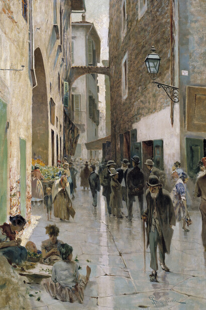 Telemaco Signorini, Il ghetto di Firenze, 1892 circa
