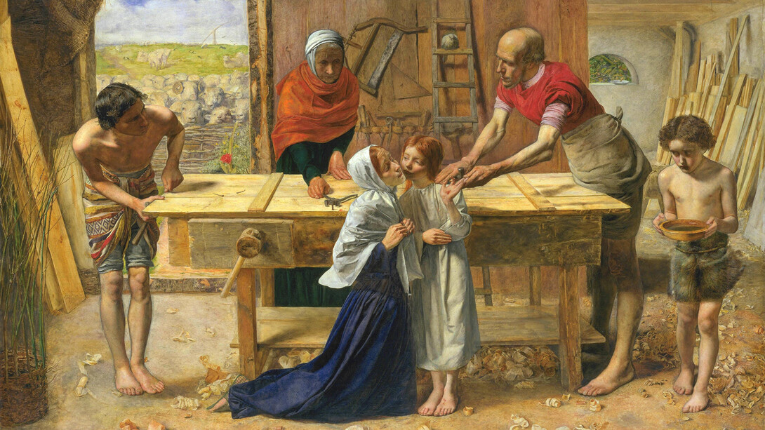 «Cristo en casa de sus padres» (1850), John Everett Millais 