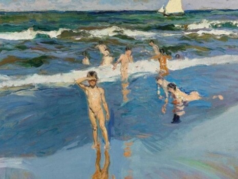 «Meninos no mar», Joaquín Sorolla