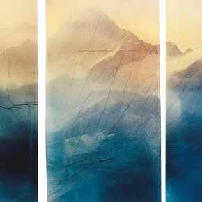 Joost Vandebrug, 26-30 triptych, from moment in time (detail), 2026. Courtesy of Bildhalle Gallery