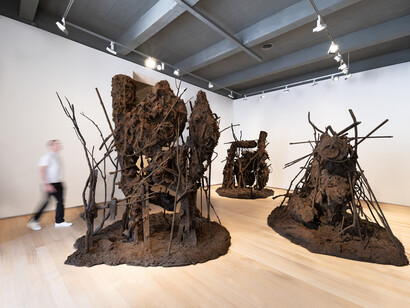 Jim Dine, Three Ships, exhibition view, photo ©️ Charles Roussel. Courtesy of Templon, NYC