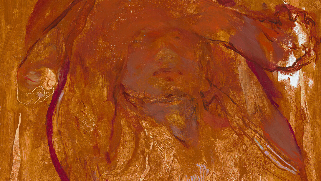 Jennifer Packer, Inclined Autonomy, 2015, Oil on linen, 24 x 30 cm, Courtesy: Corvi-Mora, London