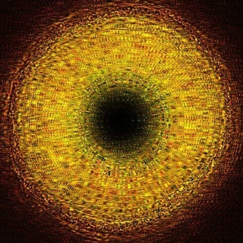 Sung Yong Hong, Heuristic 9, 2013, 3D Lenticular Print, 100 x 100 cm
