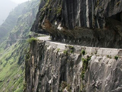 Una carretera de infarto