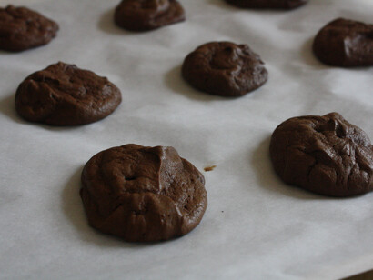 Chocolate Avocado Cookies preparation
