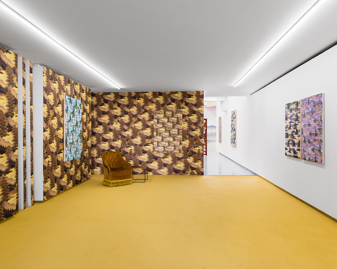 Exhibition view, «Imitation Sand», solo show by Neil Raitt.Valentin, Paris, France. 2018.© Photo: Grégory Copitet / Courtesy of the artist and Valentin, Paris