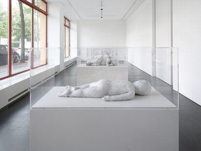 Andrea Fraser, exhibition view. Courtesy of Galerie Nagel Draxler