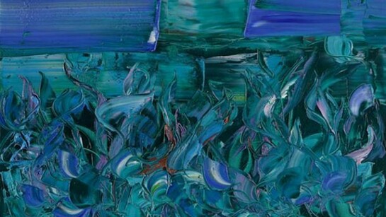 Giancarlo Limoni, Paesaggio sommerso, 2007, olio su tela, 90 x 120 cm, Copyright: Giancarlo Limoni, Courtesy: A.A.M. Architettura Arte Moderna, Roma