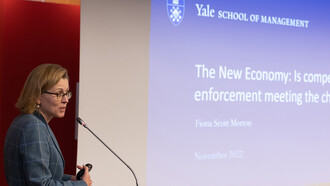 Fiona Scott Morton, professoressa di economia alla Yale School of Management, ha tenuto il 2 novembre 2022 nell'auditorium del campus di Ciutadella la conferenza "Challenges for Competition Policy in the Digital Economy" che ha aperto l'anno accademico 2022-2023 della Facoltà di Economia e Commercio