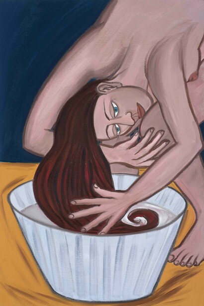 Eileen Cooper, 'Ritual', 2019, oil on canvas, 36 × 24 in (92 × 61 cm)