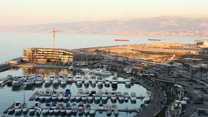 Zaitounay bay, marine view, sunset