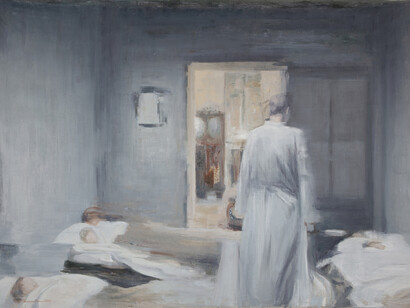 Morteza Khosravi, From Salo series in praise of Pasolini (detail). Courtesy of Leila Heller Gallery