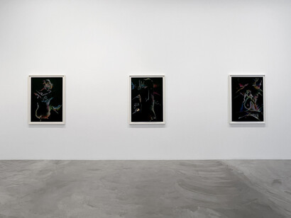 Marisol, Works on paper, exhibition view. Courtesy of Matthew Marks Gallery