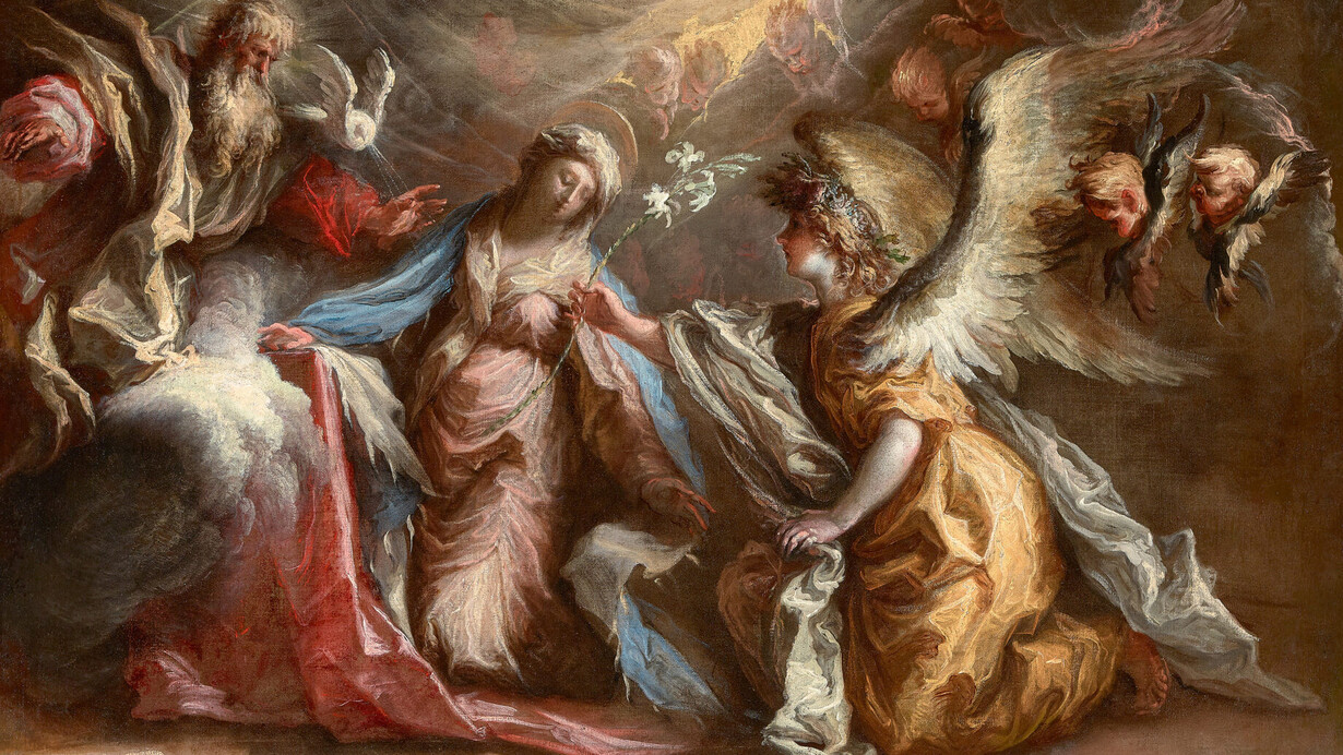 Alessandro Gherardini, The annunciation to the Immaculate Virgin, 17th or 18th century. Courtesy of Georgia Museum of Art