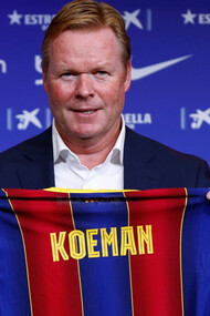 Ronald Koeman, director técnico del Fútbol Club Barcelona