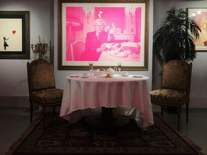 Tea with Andy. Courtesy of Hang-Up Gallery