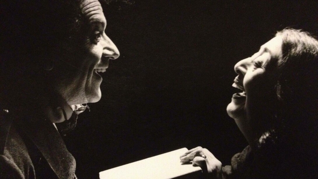 Inés Carmona Calé, Inesita, junto al actor italiano Vinicio Diamanti