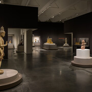 Realms of the dharma. Buddhist art across Asia, exhibition view. Courtesy of Los Angeles County Museum of Art (LACMA)