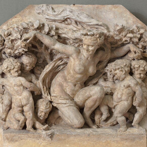 Jean-Baptiste Carpeaux (1827-1875), Le Triomphe de Flore, dit aussi Flore, Grand modèle plâtre, 151 x 180 x 46 cm, Paris, musée d’Orsay, RF 1951, © RMN-Grand Palais (Musée d'Orsay) / Hervé Lewandowski