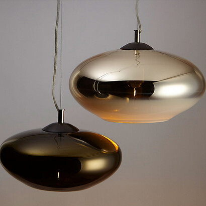 Custom Luxory Glass & Light Works. Courtesy of Tansey Contemporary