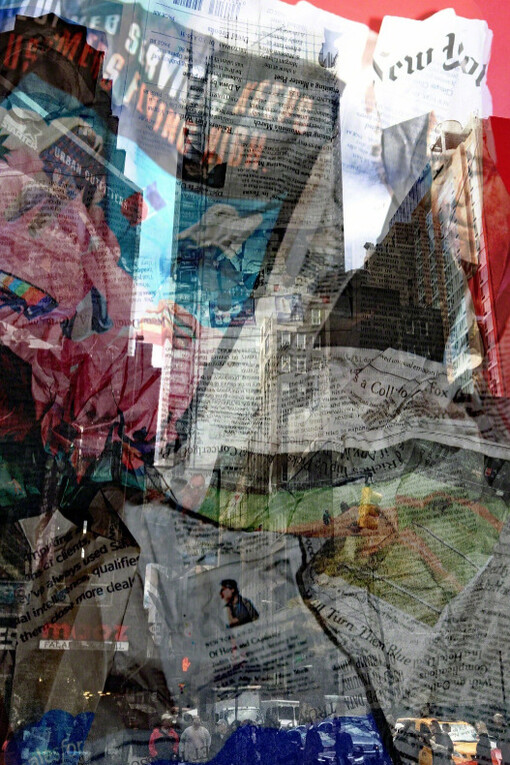 Reading the New York Times. Courtesy of Soho Photo Gallery