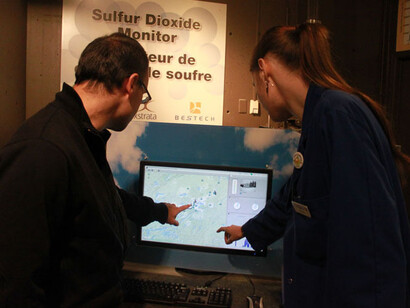 Sulfur Dioxide Monitoring Station. Courtesy of Science Nord