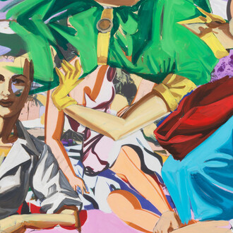 David Salle, Space suit, 2025. Courtesy of Vito Schnabel Gallery