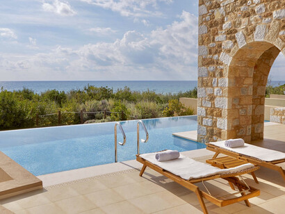 The Westin Resort located at Costa Navarino in Greece's Peloponnese region